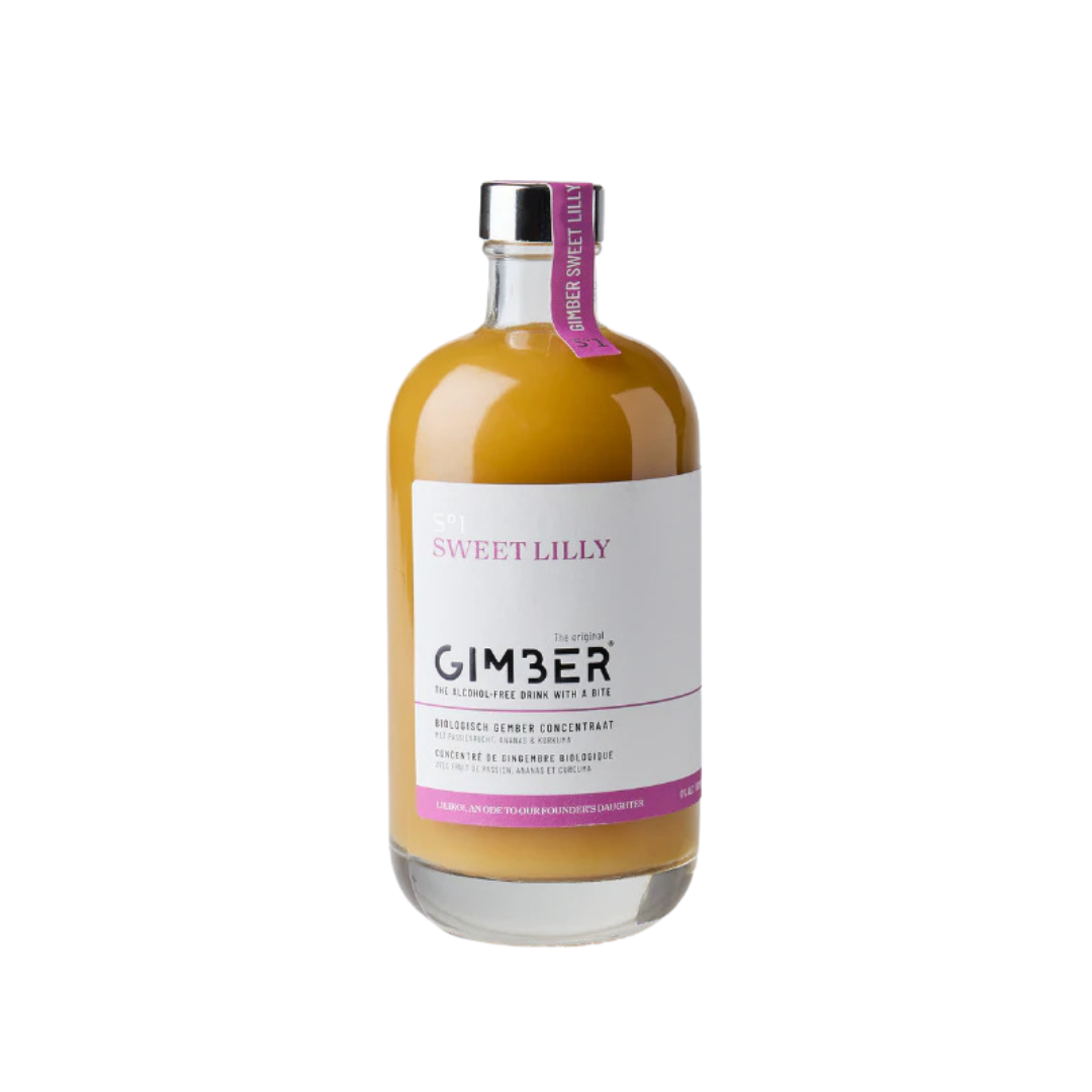 Gimber Sweet Lilly - biologische gemberdrank - alcoholvrij - 500 ml