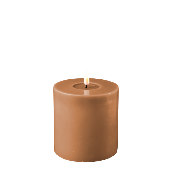 Deluxe HomeArt - led kaars - caramel - 10 x 10 cm