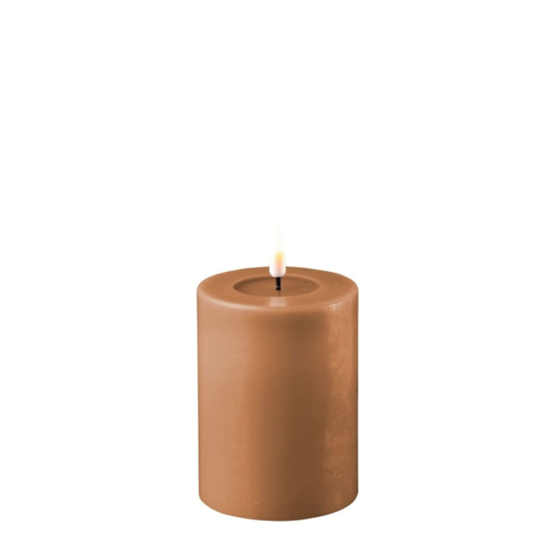 Deluxe HomeArt - led kaars - caramel - 7.5 x 10 cm