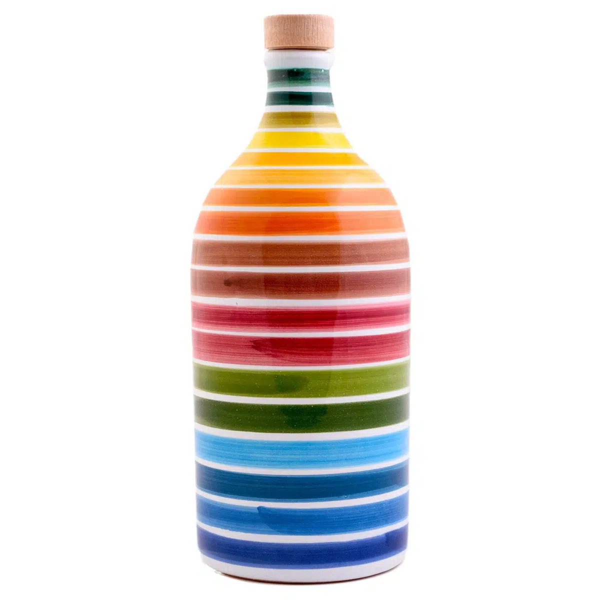 Frantoio Muraglia - Kruik Rainbow - gevuld met extra vierge olijfolie Puglia - 500 ml