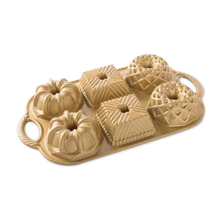 Nordic Ware - Geo Bundlette - minitulband bakvorm - 6 stuks