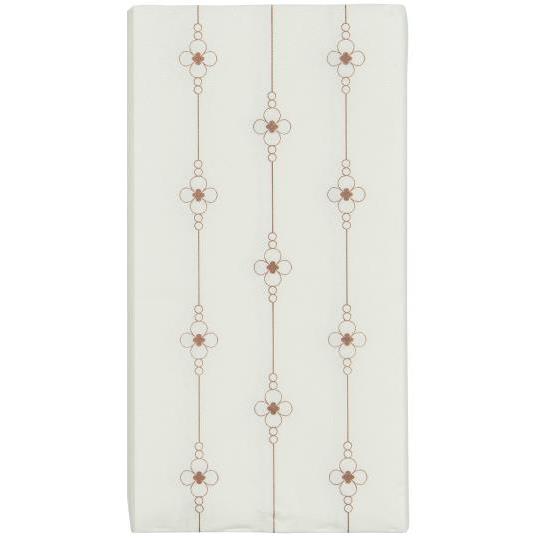 IB Laursen - servetten Flower Lines Burned Rose - papier - 40 x 40 cm