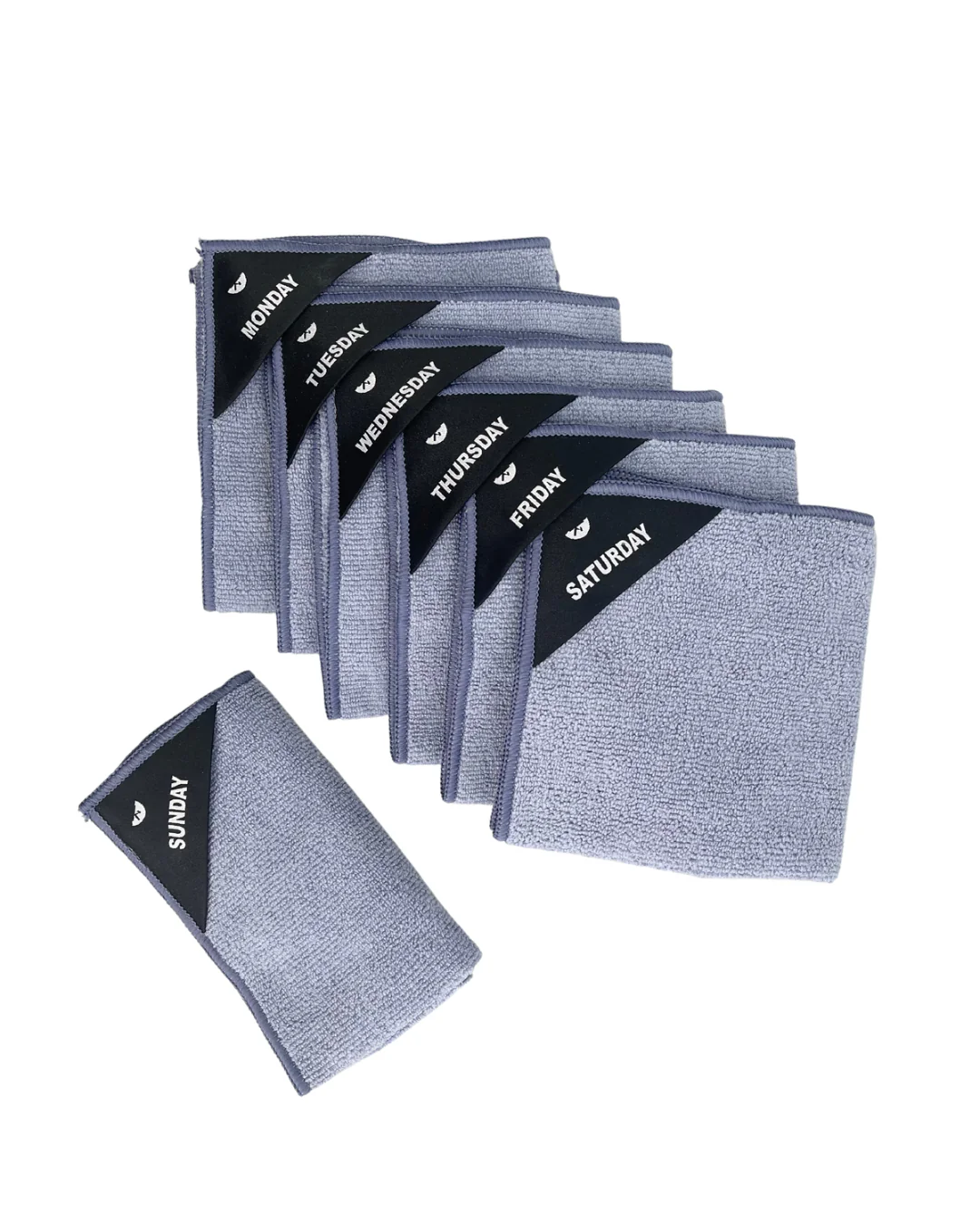 Klud - vaatdoekjes - set van 7 - blauw