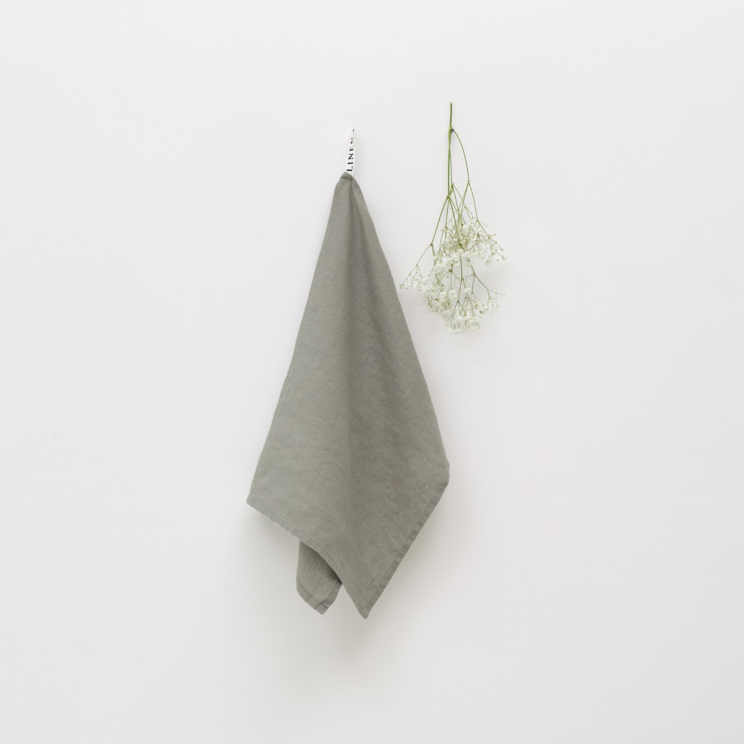 Linen Tales - linnen theedoek - khaki - 45 x 65 cm