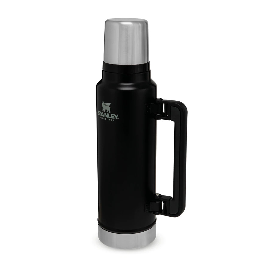 Stanley - thermoskan The Legendary Classic Bottle - mat zwart - 1.4 liter