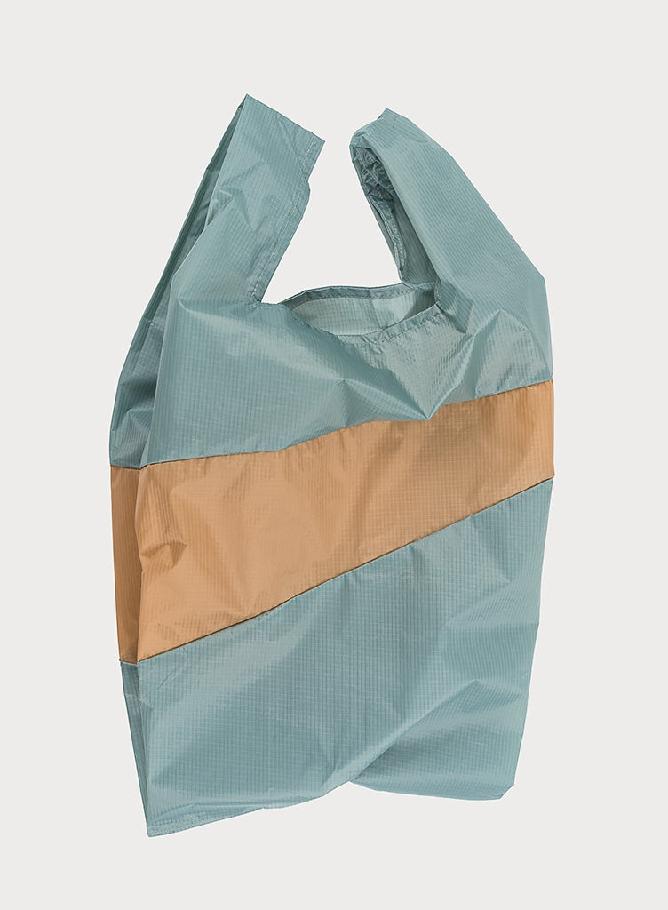 Susan Bijl - Shopping Bag Grey & Camel - large