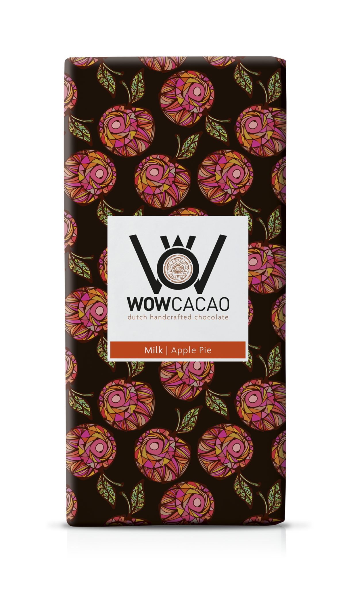 WOW Cacao - chocoladereep melk - applepie