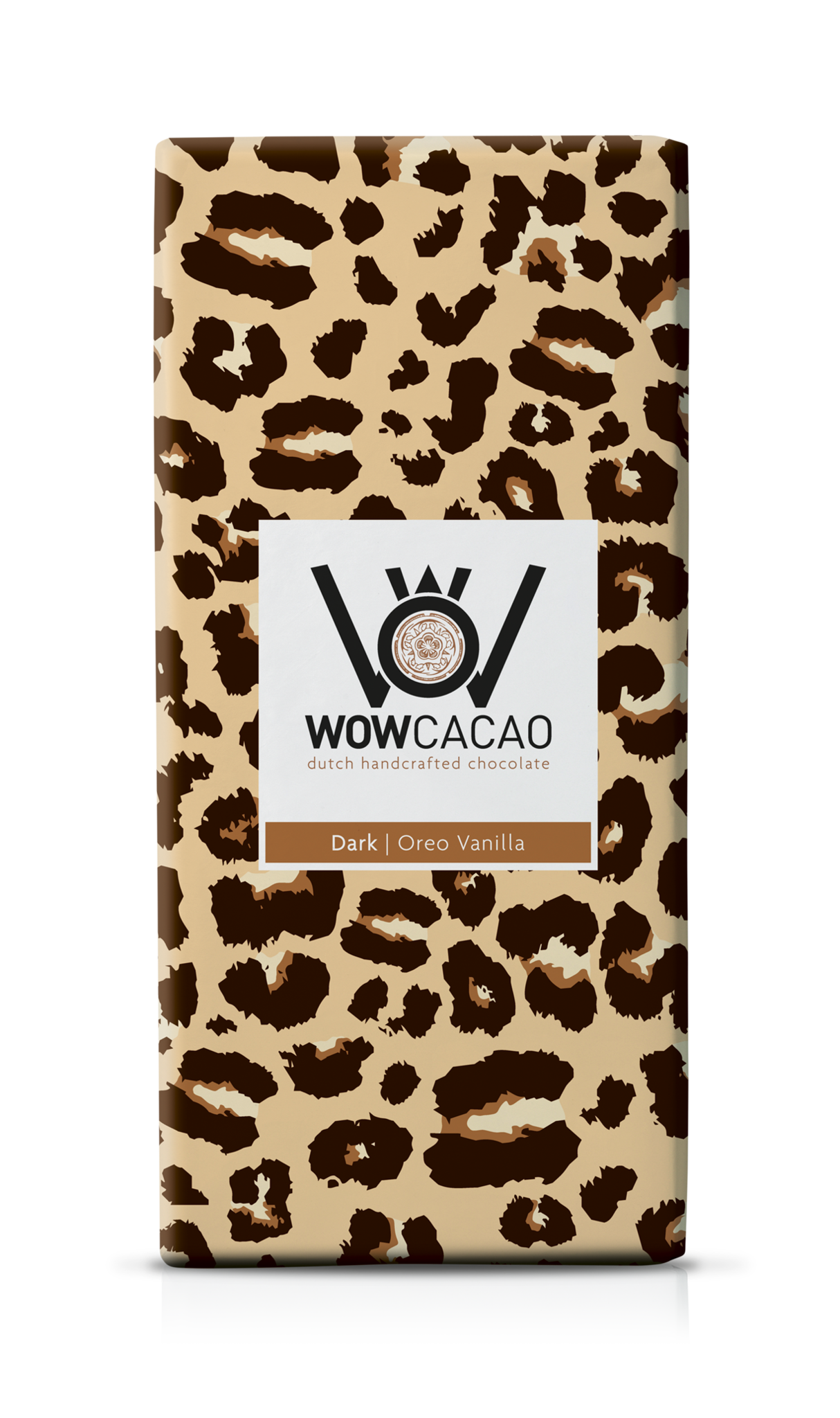 WOW Cacao - chocoladereep puur - Oreo vanilla