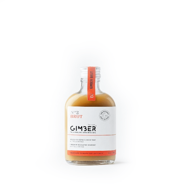 Gimber Brut No. 2 - biologische gemberdrank - alcoholvrij - 200 ml