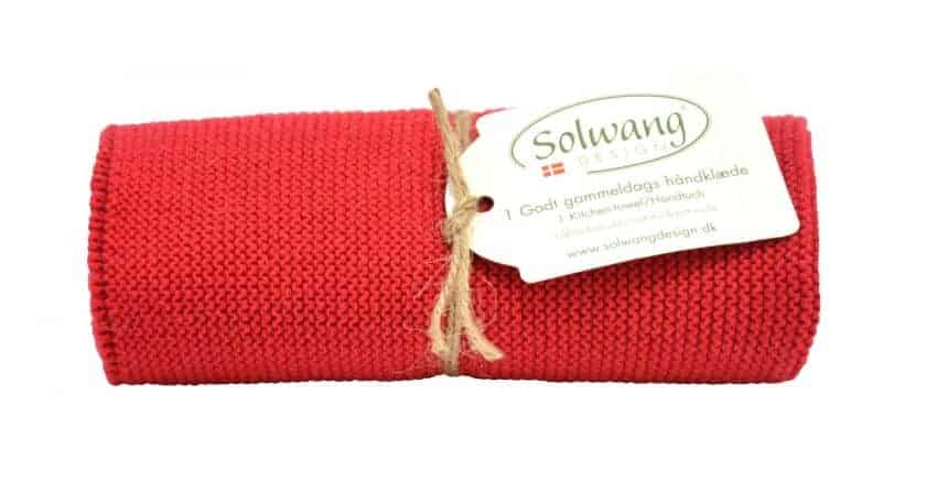 Solwang Design - keukendoek - warm rood