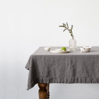 Linen Tales - linnen tafelkleed - ash - 250 x 140 cm