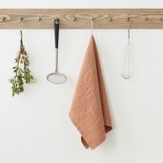 Linen Tales - linnen theedoek - cafe creme - 45 x 65 cm.