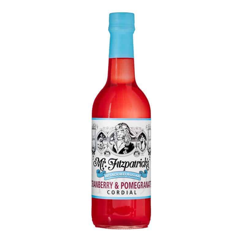 Mr. Fitzpatrick's - siroop cranberry en granaatappel- zonder toegevoegde suikers