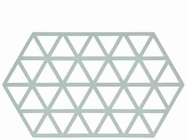 Zone Denmark - onderzetter Triangle- large - lichtblauw