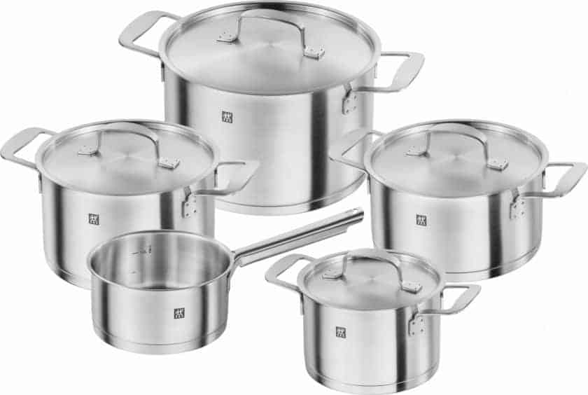 Zwilling - pannenset Base - RVS - 9-delig